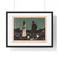 Two People. The Lonely Ones (1899) by Edvard Munch, from the Original, Framed Print