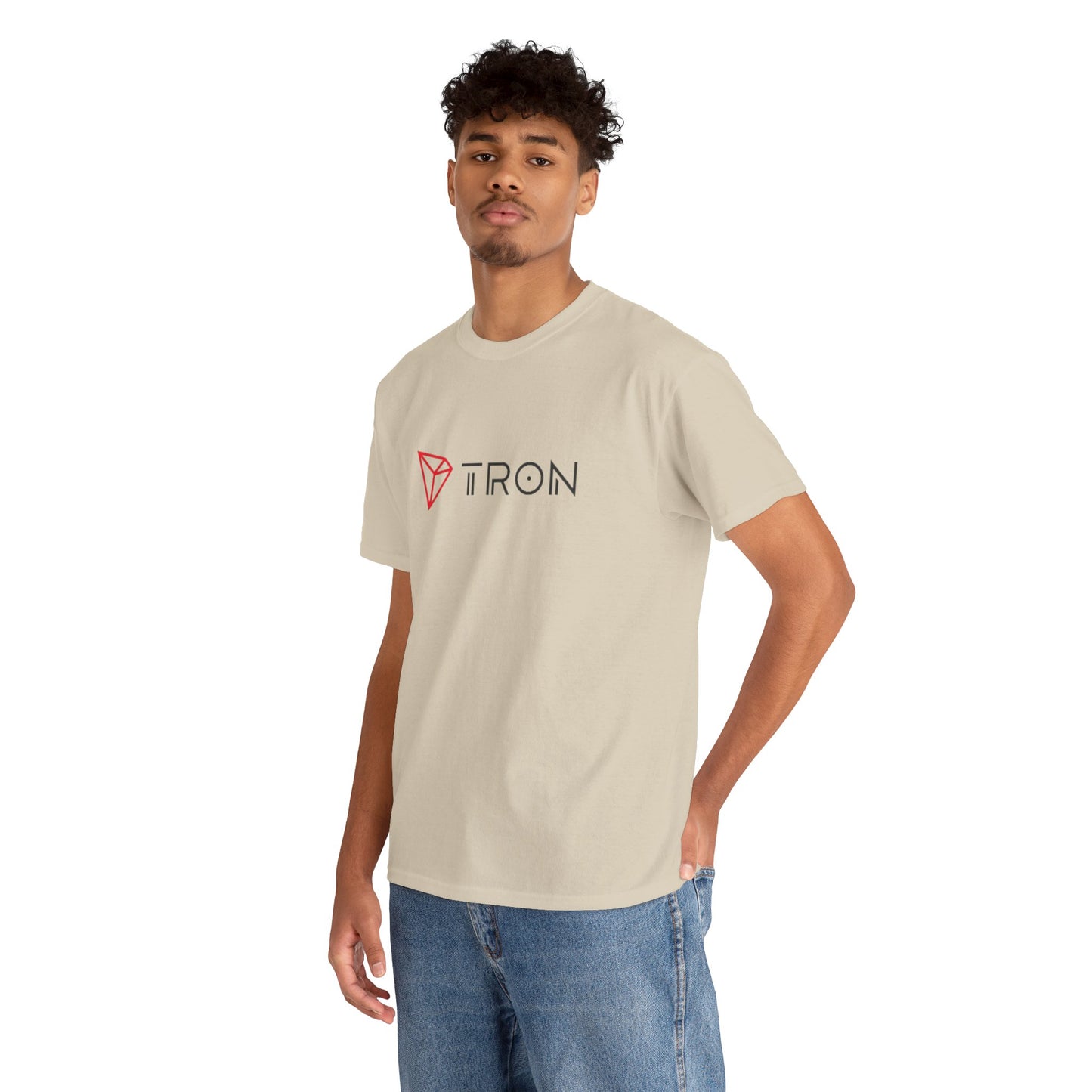 Tron (Blockchain) #TRX Crypto Unisex Heavy Cotton T-Shirt