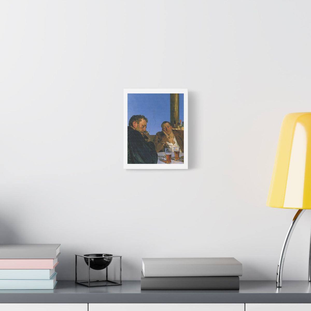 Café Art III, Print on Satin Canvas, Stretched