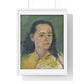 Portrait of a Woman (1920) by Arnold Peter Weisz Kubínčan, from the Original, Framed Art Print