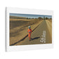 Weird Google Street View, Absurdist Art 'Designed by AI' Satin Canvas Print