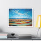 American Autumn Landscape, Pastel Art 'Designed by AI' Canvas Art Print