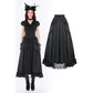 Dark in Love Belladonna Floor-Length Vintage Skirt