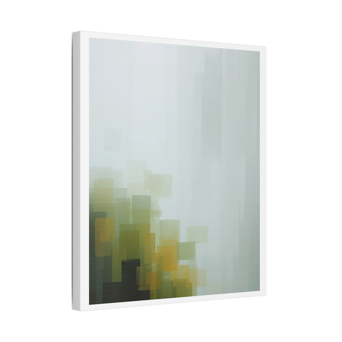 Faded Pastel Abstract Decor Art III 'Designed by AI' Print on Canvas