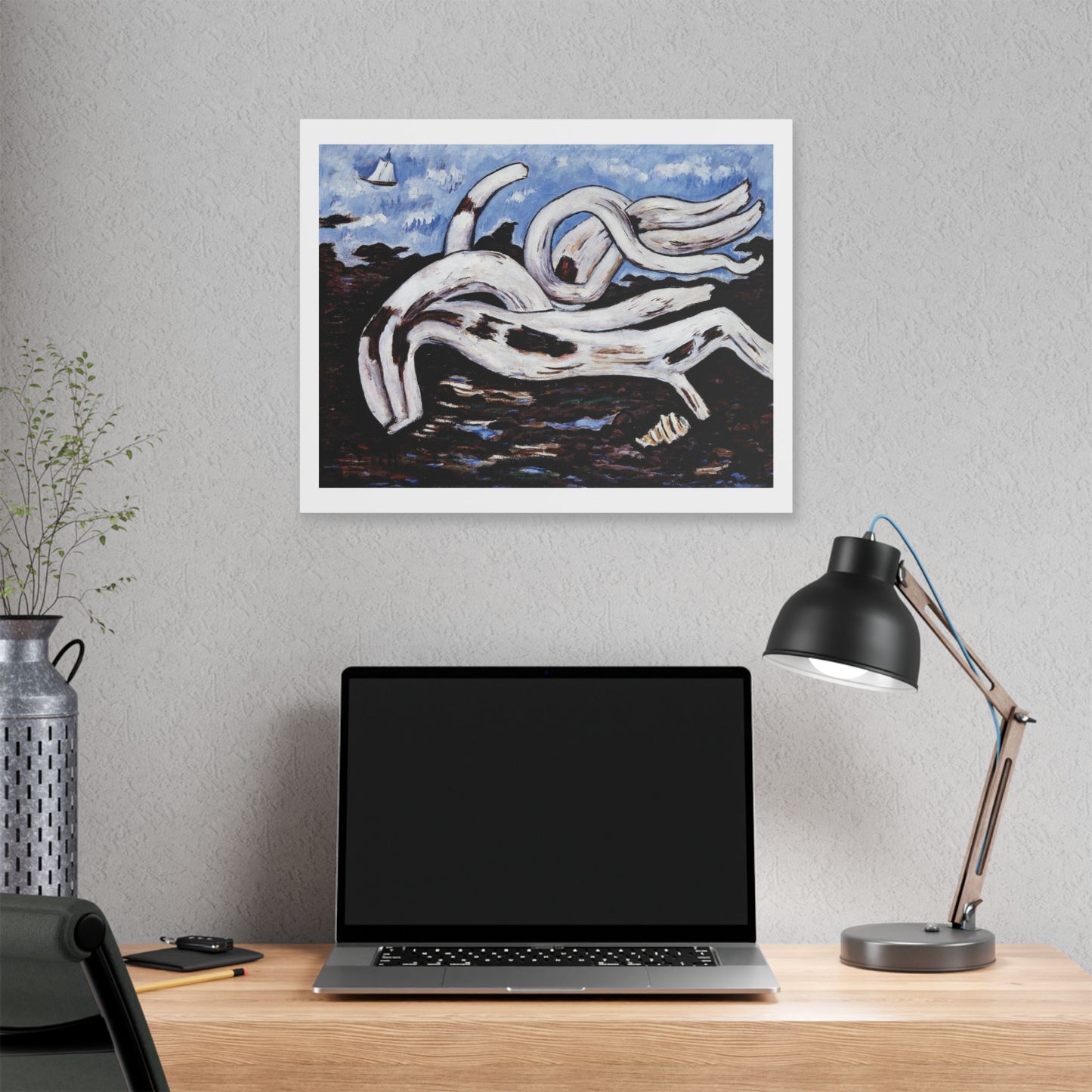 Driftwood on the Bagaduce (1939-1940) by Marsden Hartley, from the Original, Canvas Art Print