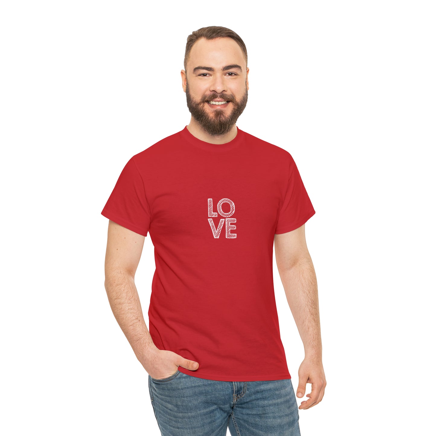 LO VE Love Design T-Shirt