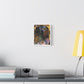 The Walls Have Eyes, Art Print on Satin Canvas, Stretched