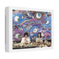Psychedelic Japan Abstract Art 'Designed by 'AI Canvas Art Print