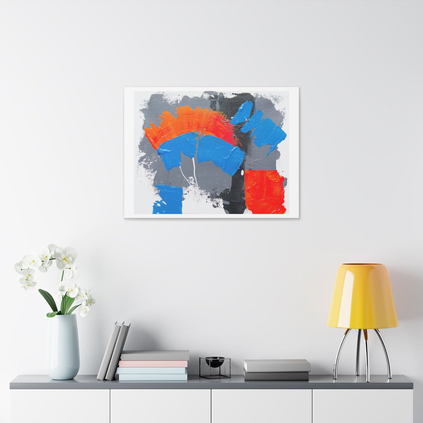 Bold Abstract Palette Knife Painting II, Canvas Art Print