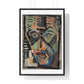 Man's Face by Arnold Peter Weisz Kubínčan (1927) from the Original, Framed Art Print