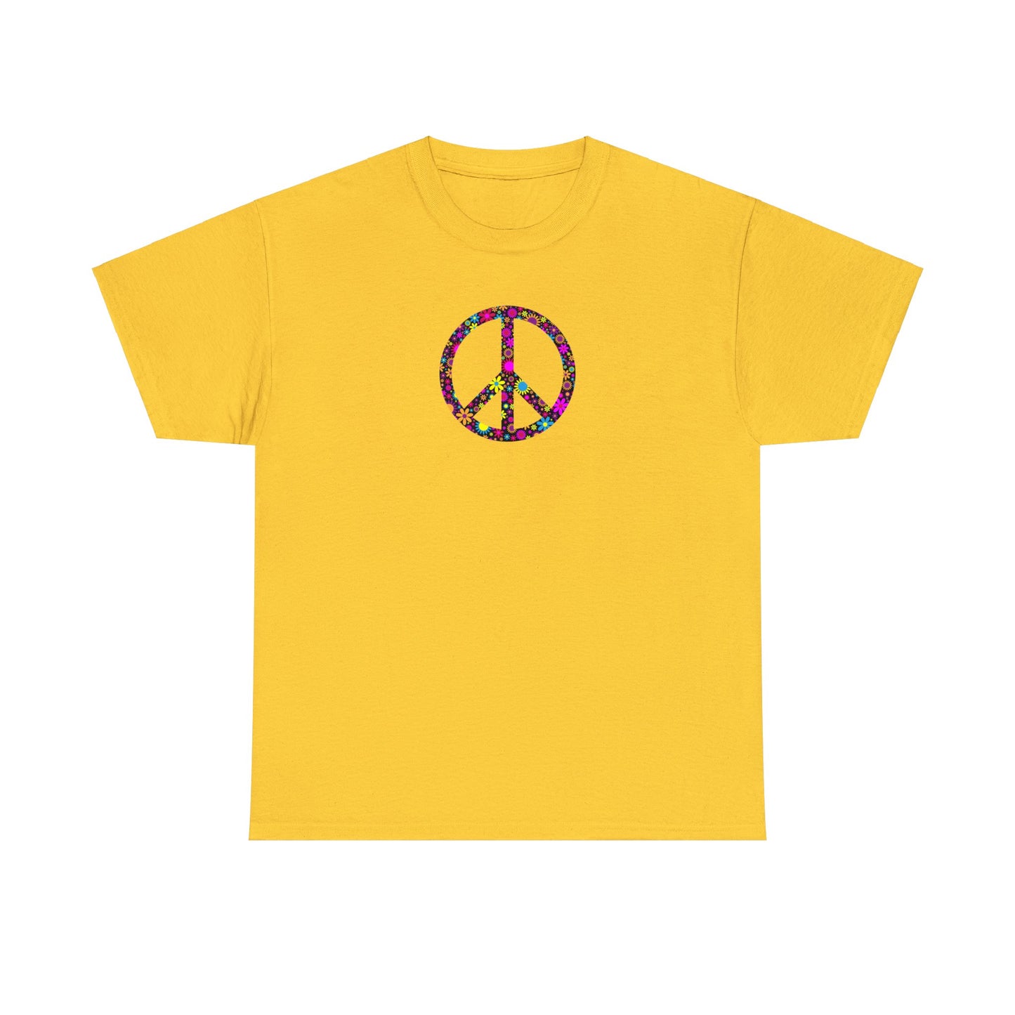 Love and Peace Design Psychedelic T-Shirt