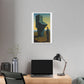 Man at the Watchtower II, Surrealist Art Style 'Designed by AI' Canvas Art Print