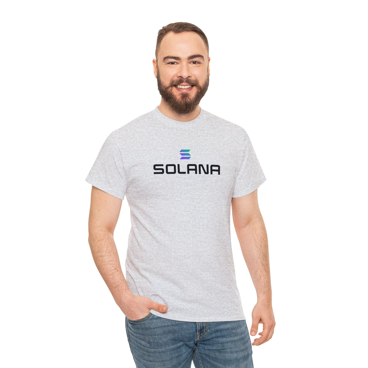 Solana Foundation #SOL Crypto Unisex Heavy Cotton T-Shirt