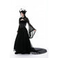 Dark in Love Belladonna Lace-Bell Sleeve Goth Shrug