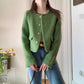 Women's Green Tweed Classic French-Style Tailored Jacket