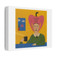 I Cheer for Me, Cartoon Art Print on Canvas