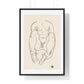 Torso of a Seated Woman with Boots (1918) by Egon Schiele, from the Original, Framed Art Print