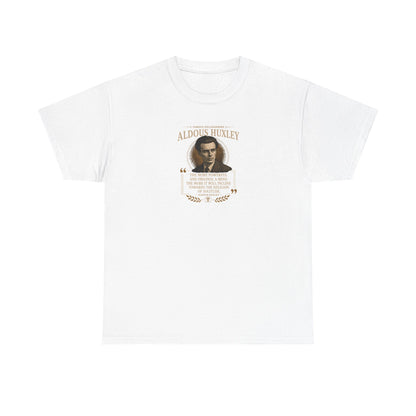 Aldous Huxley on Solitude and the Noise of Society, Philosophy Tribute T-Shirt