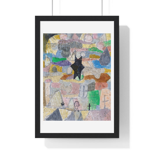 Under a Black Star (1918) by Paul Klee, from the Original, Framed Art Print