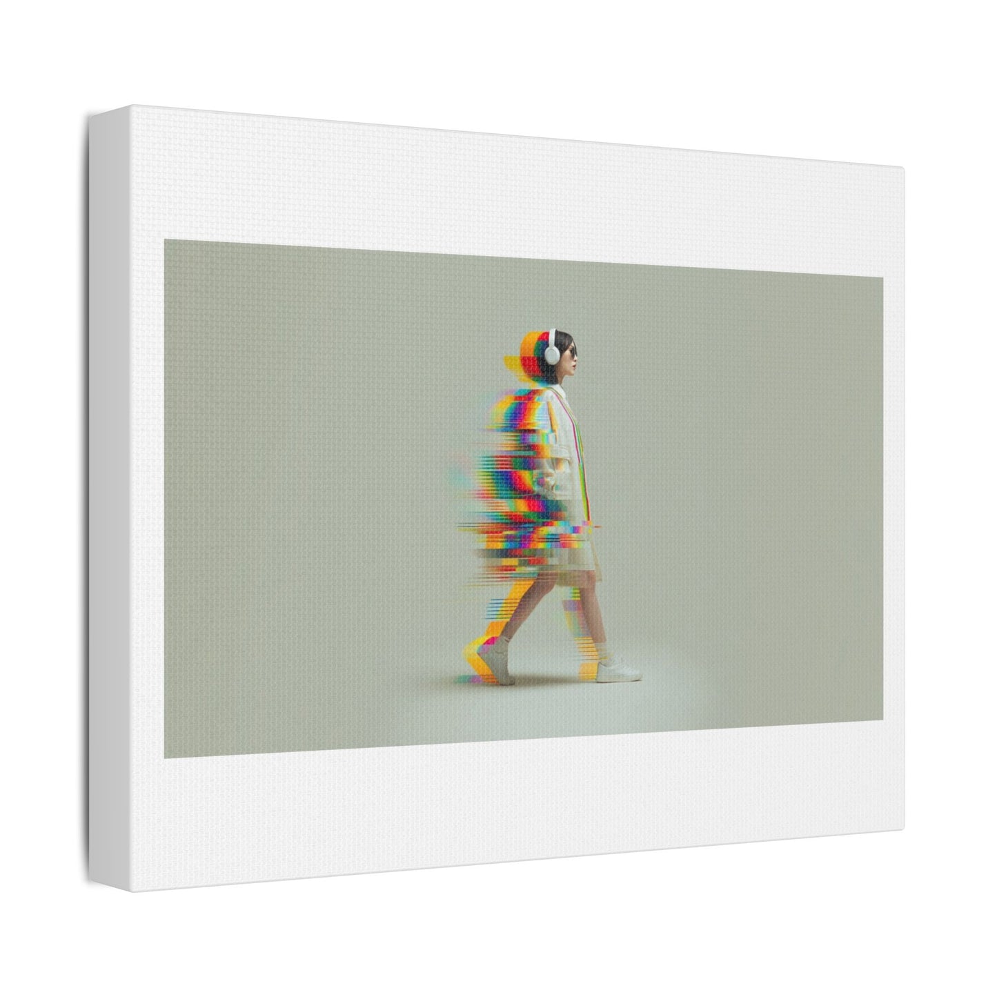 There's a Difference Between Knowing the Path and Walking the Path 'Designed by AI' Art Print on Canvas
