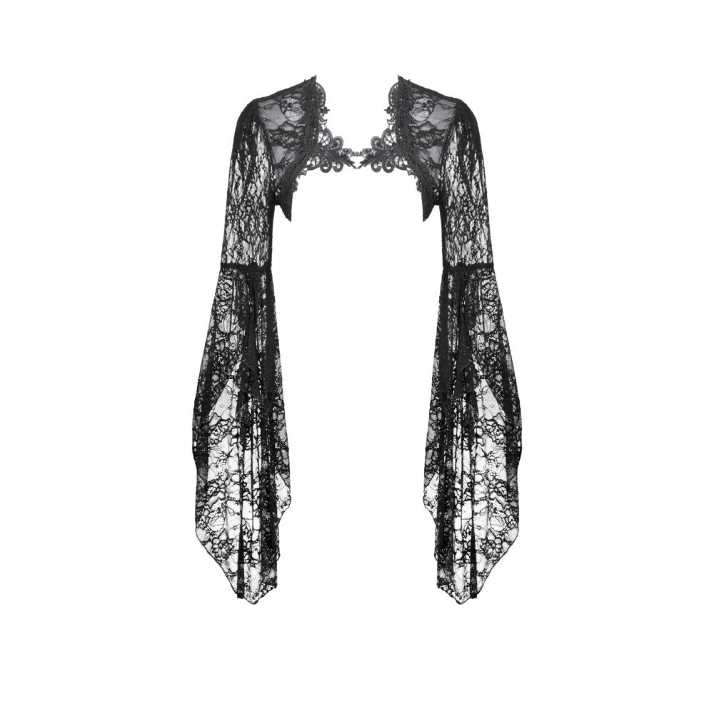 Dark In Love Lilith 3D Lace Bell-Sleeve Cape