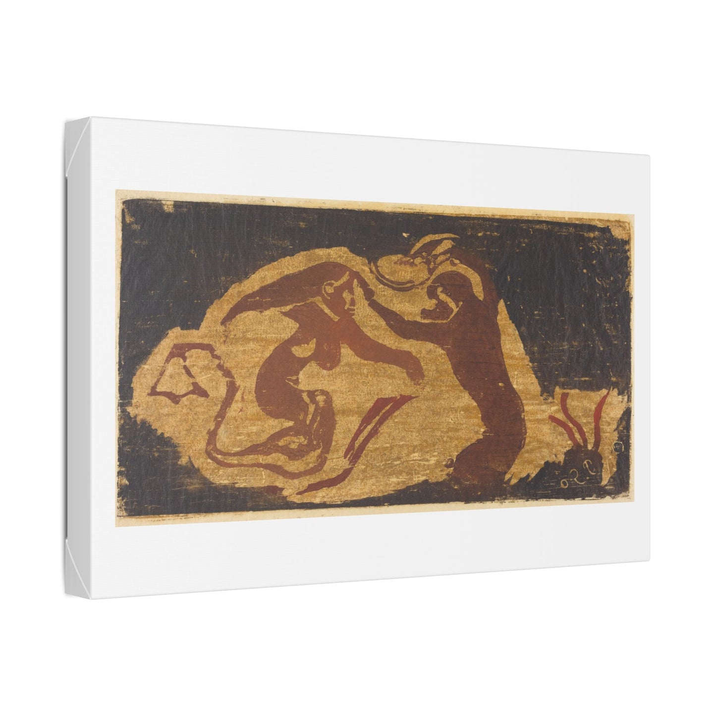 The Mermaid and the Monkey (1848-1903) by Paul Gauguin, from the Original, Canvas Art Print