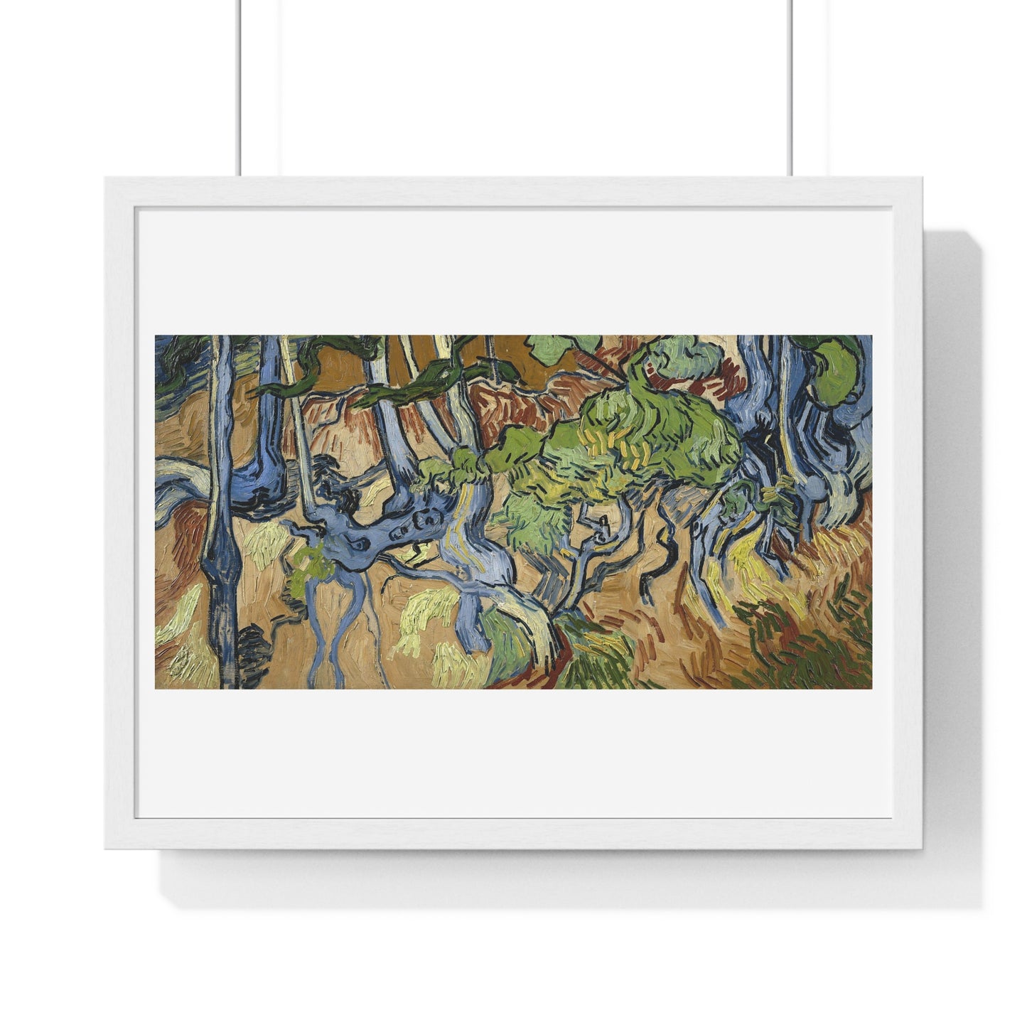 Tree Roots (1890) by Vincent Van Gogh, from the Original, Framed Art Print