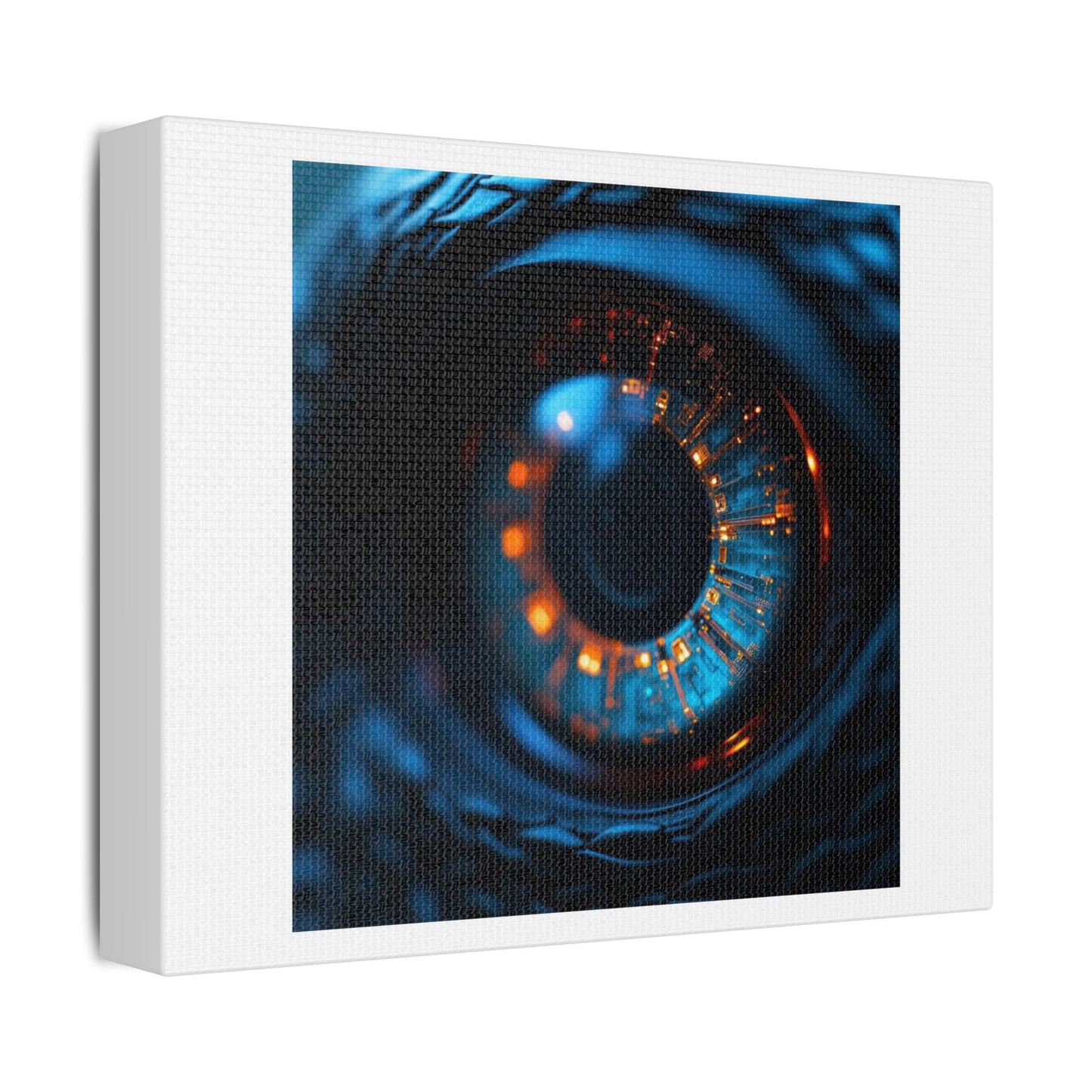 Consciousness Has a Direct Connection with Light and it is the Light that Creates Consciousness 'Designed by AI', Print on Canvas