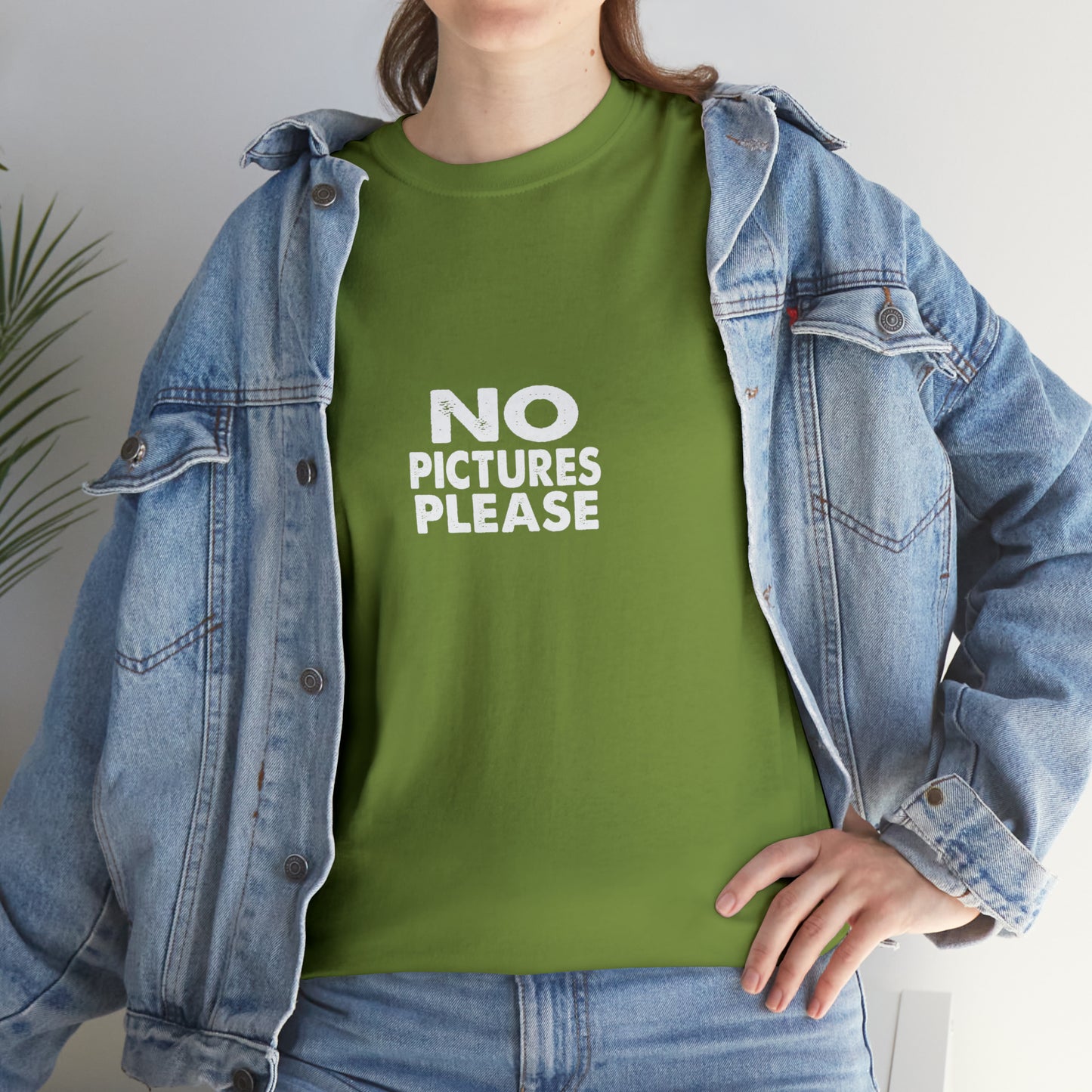 No Pictures Please Funny T-Shirt