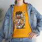 Hipster Cricket Cartoon T-Shirt