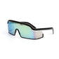 Fashion Large Rim Colourful Wraparound Sunglasses