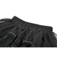 Dark in Love Gothic Tailed Sheer Mesh Petticoat Skirt