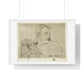 Portrait of Arthur Roessler (1922) by Egon Schiele, from the Original, Framed Art Print