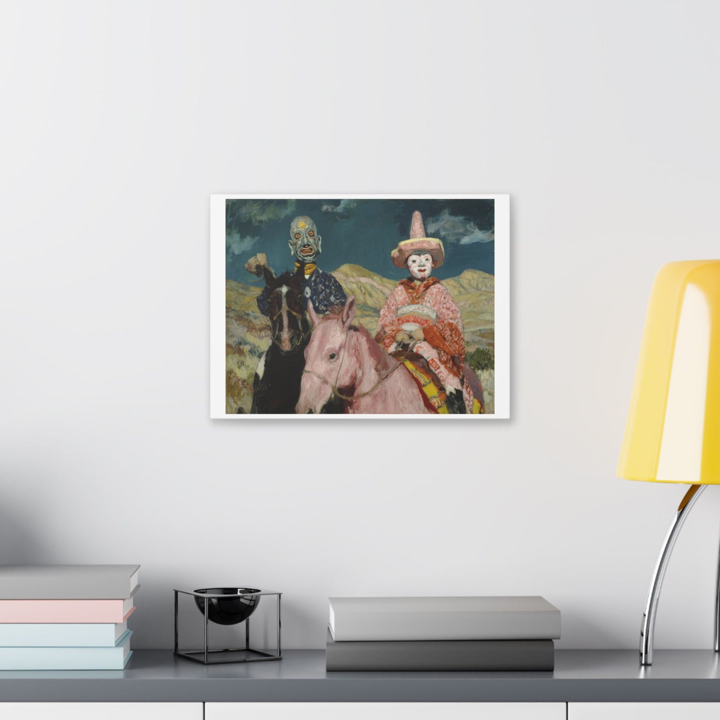 How the West Was Won III 'Designed by AI' Canvas Art Print