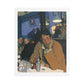 Café Art, Print on Satin Canvas, Stretched