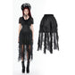 Dark in Love Dark Fairy Lace Midi Skirt