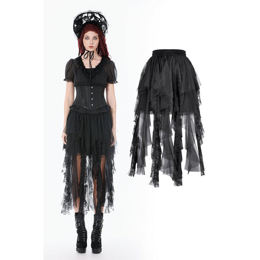 Dark in Love Dark Fairy Lace Midi Skirt