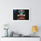 Totem Poles and Masks, from the Original, Framed Art Print