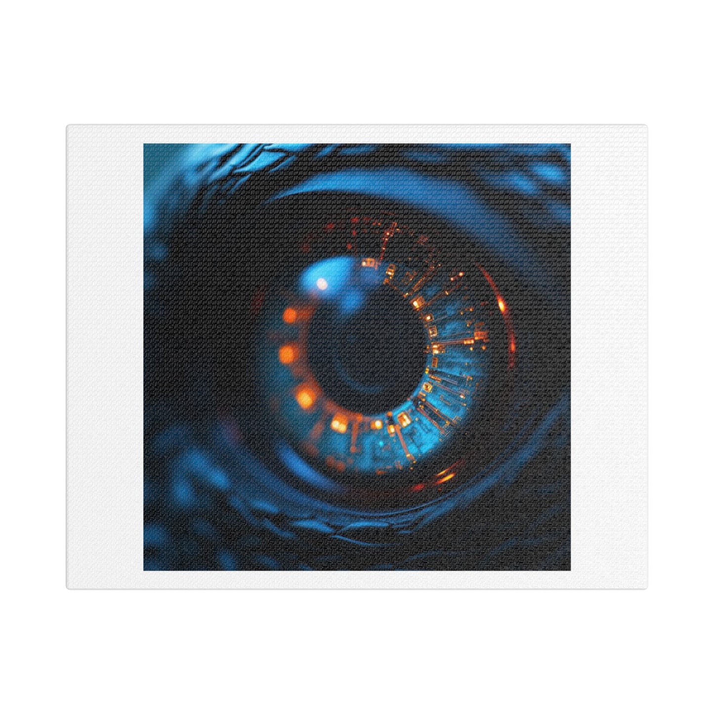Consciousness Has a Direct Connection with Light and it is the Light that Creates Consciousness 'Designed by AI', Print on Canvas
