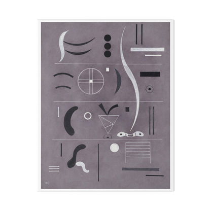 Four Parts (1932) by Wassily Kandinsky, from the Original, Canvas Art Print