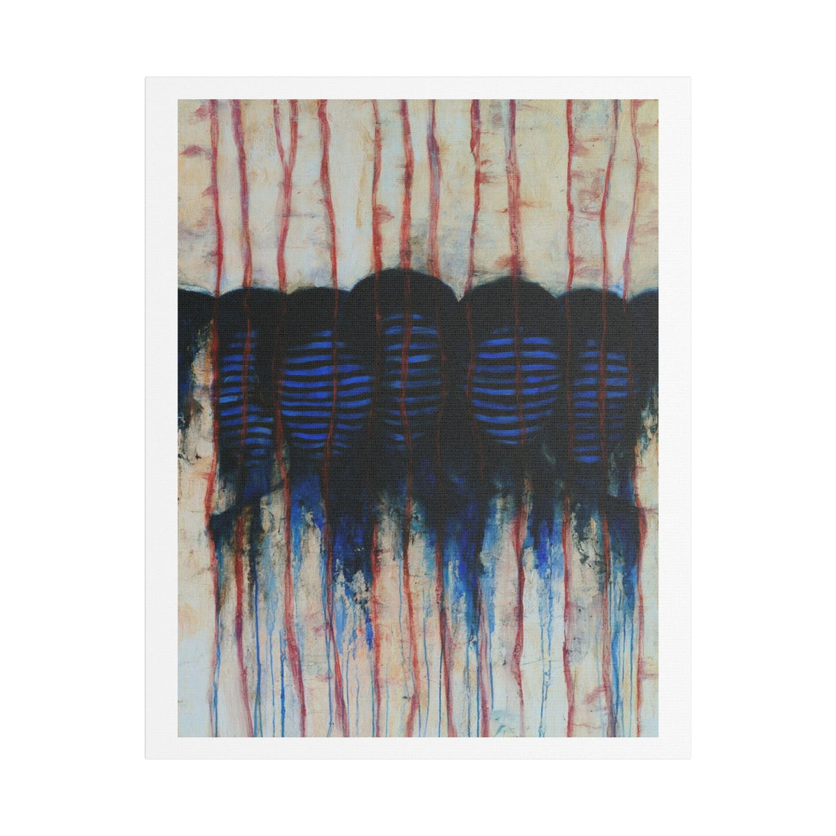 Isolation, Neo-Surrealism, Art Print on Satin Canvas, Stretched