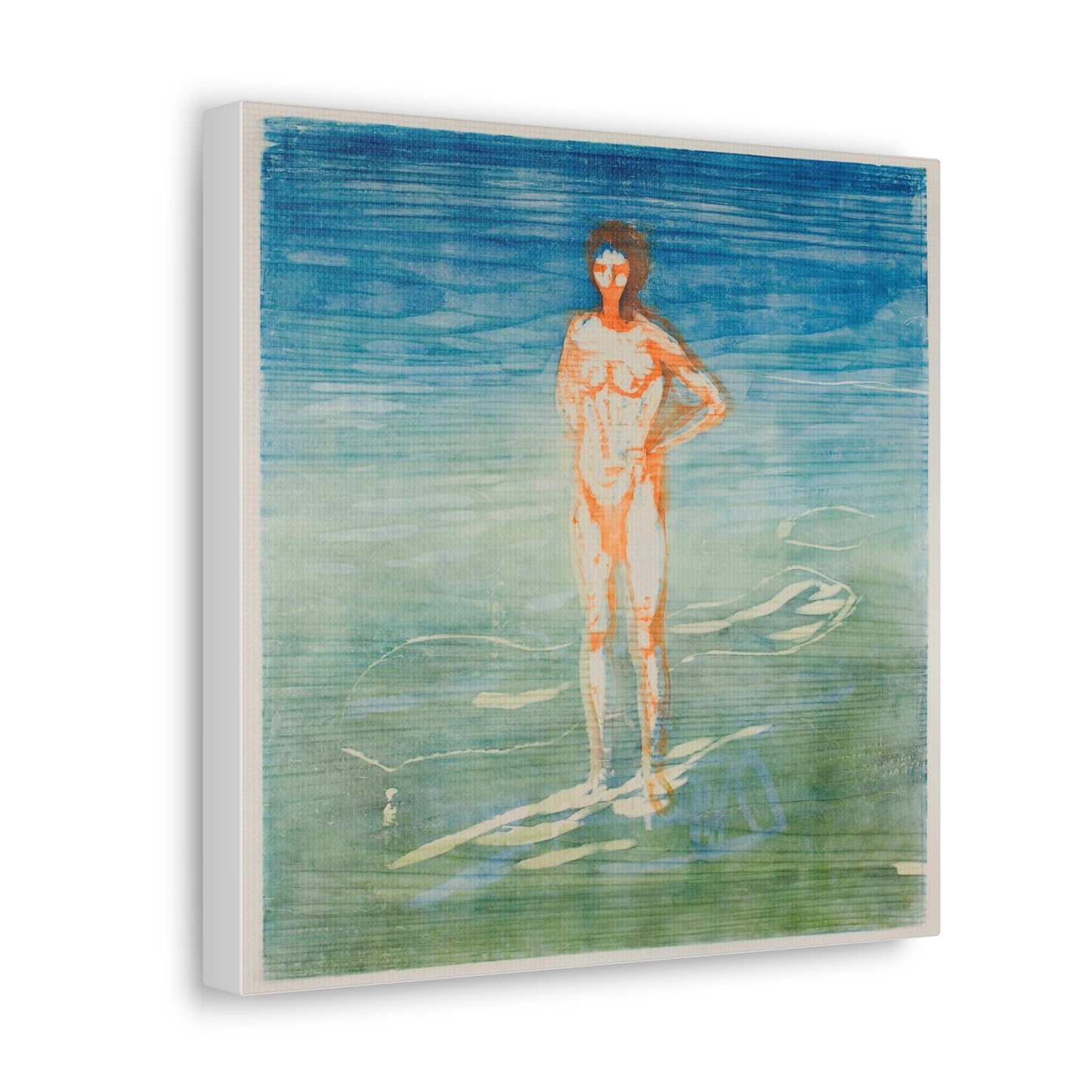 Man Bathing (1899) by Edvard Munch Art Print from the Original