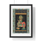 Bodhisattva and Two Gods, Vintage Japanese Painting by George Ashdown Audsley, from the Original, Framed Print