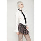 Dark in Love Rowan Punk Pink Plaid Mini Skirt