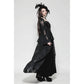 Dark in Love Emersyn Elegant Gothic Lace-Trimmed Long Robe
