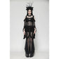 Dark in Love Nevaeh Gothic Lace and Mesh Mermaid Skirt