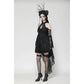 Dark in Love Gem Gothic Vine Lace-Tail Dress