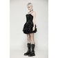 Dark in Love Harriet Punk Shiny Faux Leather Layered Dress