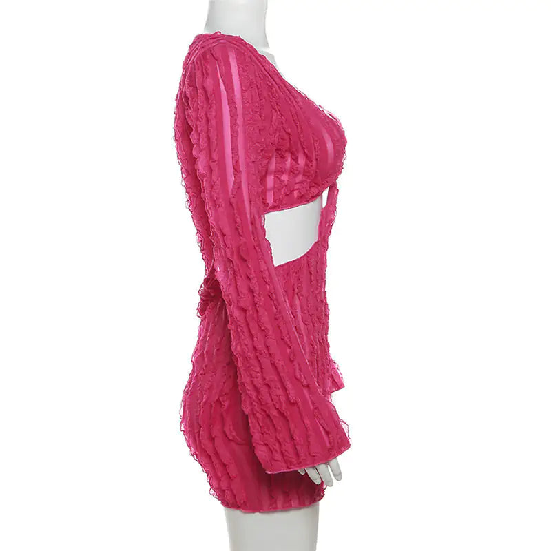 Mini Dress 'Girls Night Out' Long Sleeve Dress