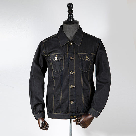 Men's Black Denim Jacket